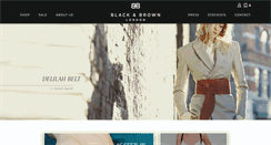 Desktop Screenshot of black-brown.com